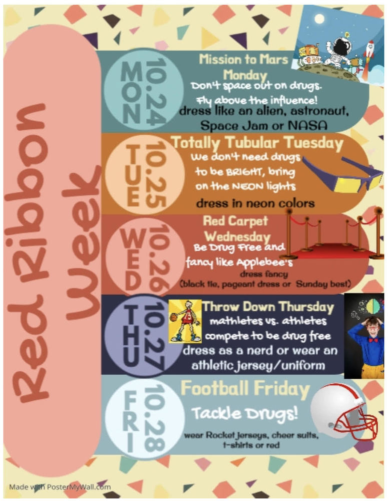 Red Ribbon Week Schedule