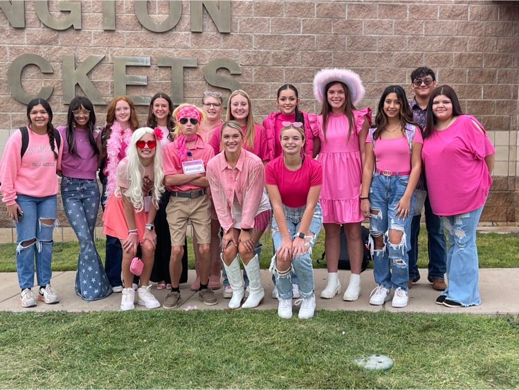 Barbie and Ken day today at WHS!